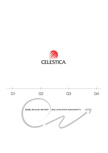 Thumbnail Celestica Annual Report 2002