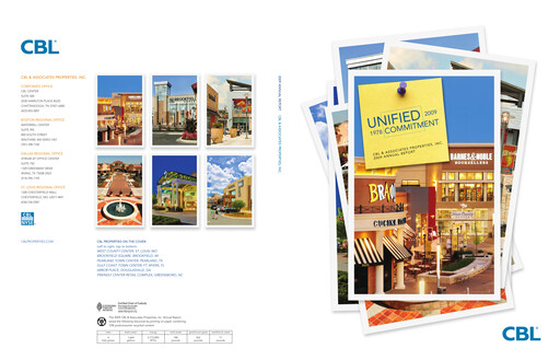 Vorschaubild CBL Properties
 Jahresbericht 2009