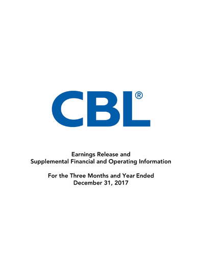 Thumbnail CBL Properties
 Quarterly Report 2017-q4