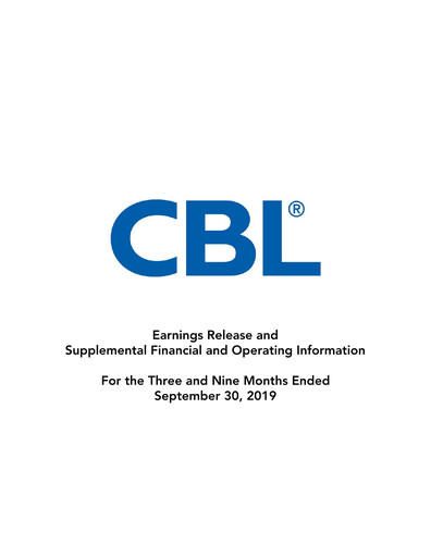 Thumbnail CBL Properties
 Quarterly Report 2019-q3