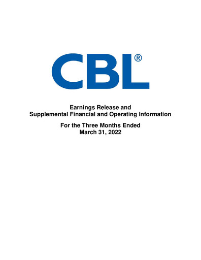 Thumbnail CBL Properties
 Quarterly Report 2022-q1