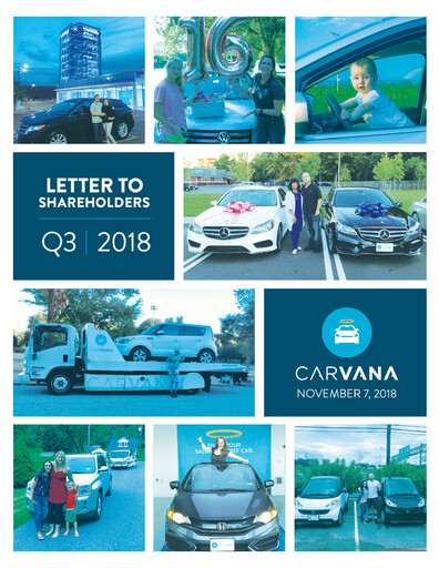 Miniature Carvana Rapport trimestriel 2018-q3