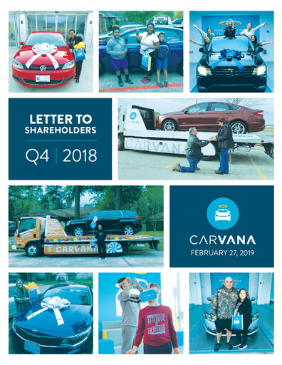 Miniature Carvana Rapport trimestriel 2018-q4