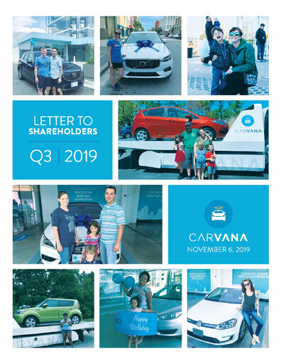 Miniature Carvana Rapport trimestriel 2019-q3
