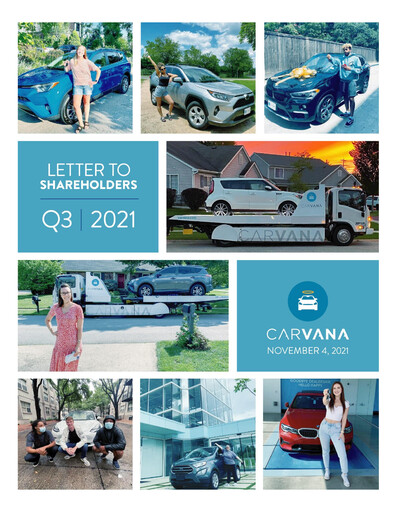 Miniature Carvana Rapport trimestriel 2021-q3