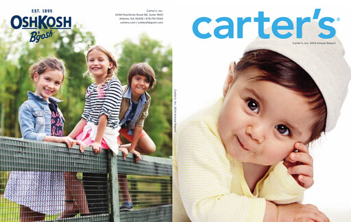 Thumbnail Carter's Annual Report 2014