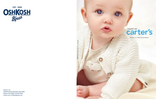 Thumbnail Carter's Annual Report 2015