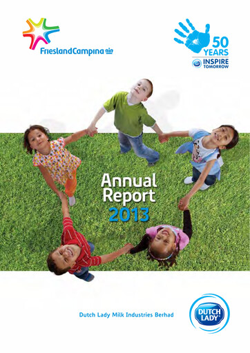 Thumbnail Dutch Lady Milk Industries Annual Report 2013