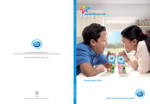 Thumbnail Dutch Lady Milk Industries Annual Report 2016