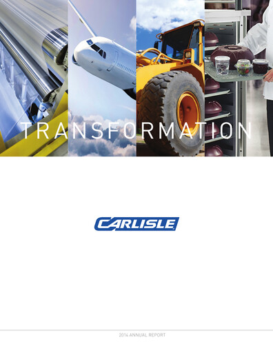 Thumbnail Carlisle Companies
 Annual Report 2014