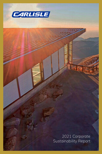 Thumbnail Carlisle Companies
 Sustainability Report 2021
