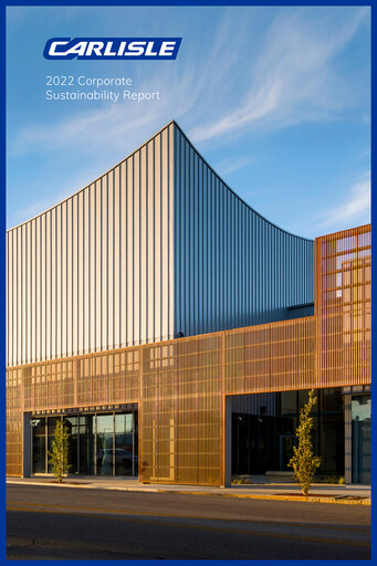 Thumbnail Carlisle Companies
 Sustainability Report 2022