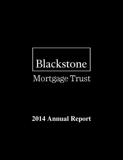 Thumbnail Blackstone Mortgage Trust
 Annual Report 2014