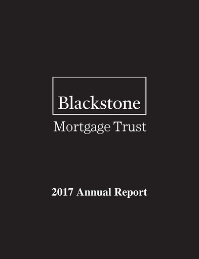 Thumbnail Blackstone Mortgage Trust
 Annual Report 2017
