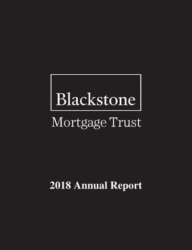 Thumbnail Blackstone Mortgage Trust
 Annual Report 2018
