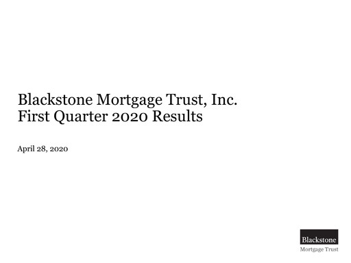 Thumbnail Blackstone Mortgage Trust
 Quarterly Report 2020-q1