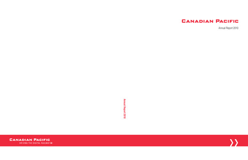 Thumbnail CPKC (Canadian Pacific Kansas City) Annual Report 2010
