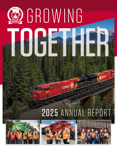 Miniature CPKC (Canadian Pacific Kansas City) Rapport annuel 2025