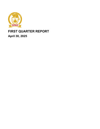 Thumbnail CPKC (Canadian Pacific Kansas City) Quarterly Report 2025-q1
