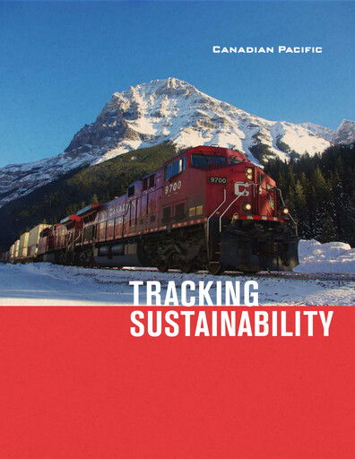 Thumbnail CPKC (Canadian Pacific Kansas City) Sustainability Report 2013
