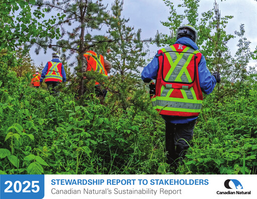 Thumbnail Canadian Natural Resources Sustainability Report 2025
