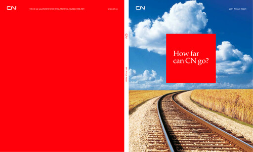Thumbnail Canadian National Railway Annual Report 2001