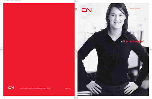 Thumbnail Canadian National Railway Annual Report 2003