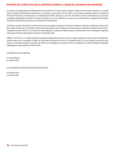 Thumbnail Canadian National Railway Financial Statement 2025