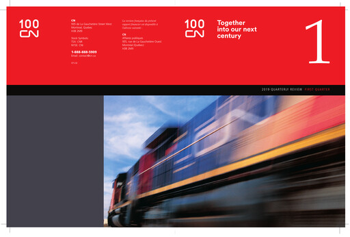 Thumbnail Canadian National Railway Quarterly Report 2019-q1