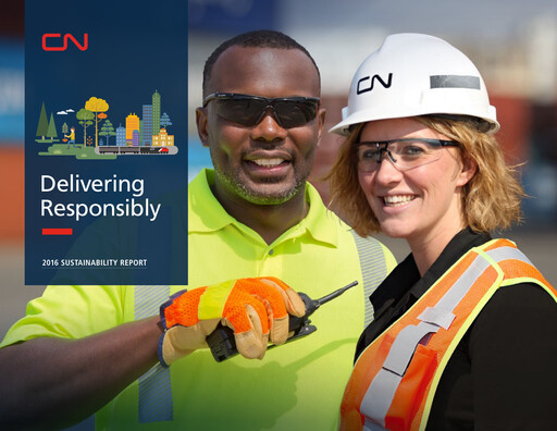 Thumbnail Canadian National Railway Sustainability Report 2016