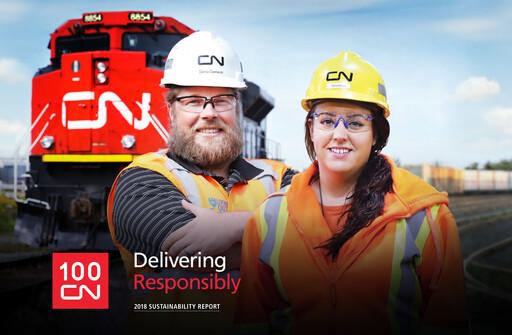 Thumbnail Canadian National Railway Sustainability Report 2018