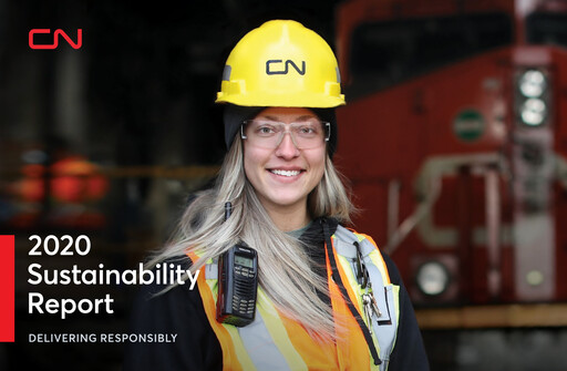 Thumbnail Canadian National Railway Sustainability Report 2020