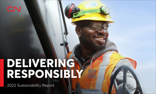 Thumbnail Canadian National Railway Sustainability Report 2022