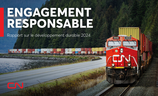 Thumbnail Canadian National Railway Sustainability Report 2024