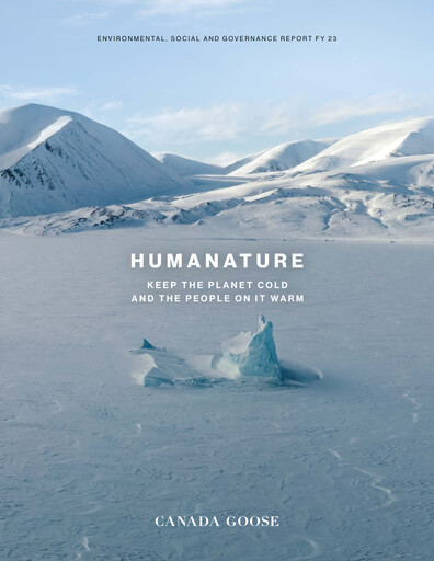 Thumbnail Canada Goose
 ESG Report fy2023