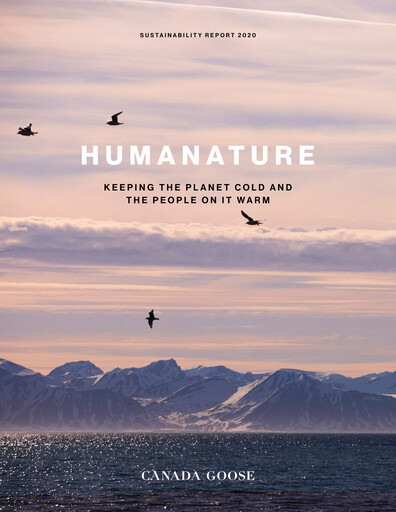 Thumbnail Canada Goose
 Sustainability Report 2020