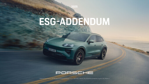 Thumbnail Porsche ESG Report 2025