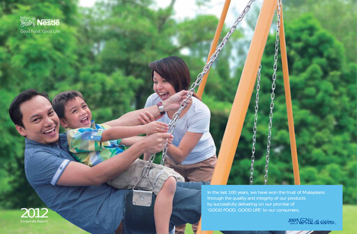 Miniature Nestle Malaysia Rapport annuel 2012