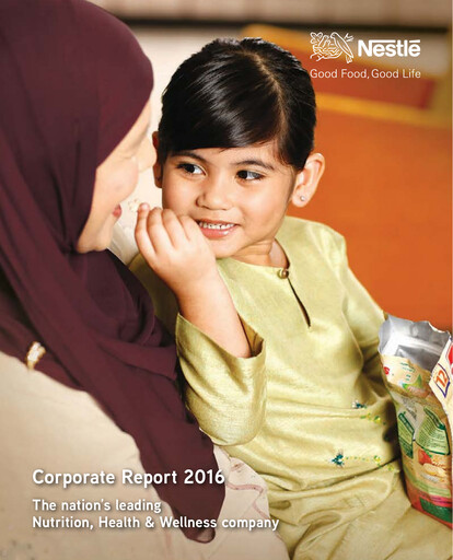 Miniature Nestle Malaysia Rapport annuel 2016