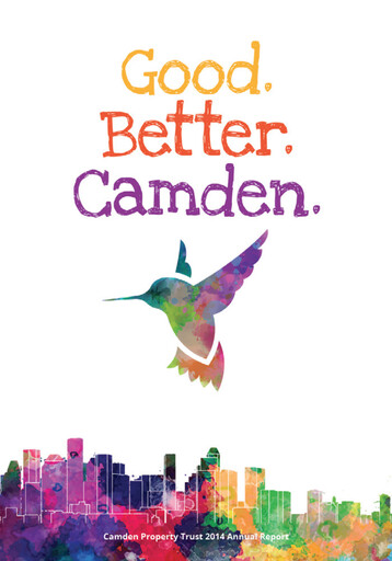 Thumbnail Camden Property Trust
 Annual Report 2014