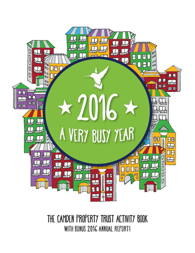 Thumbnail Camden Property Trust
 Annual Report 2016