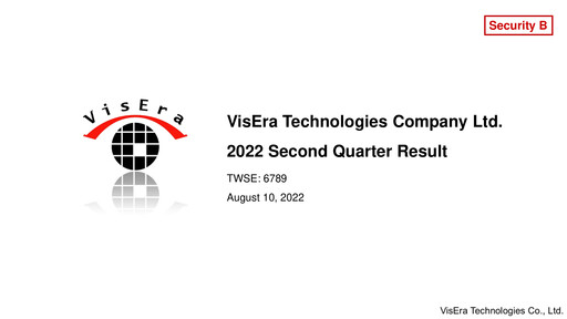 Vorschaubild VisEra Technologies Quartalsbericht 2022-q2