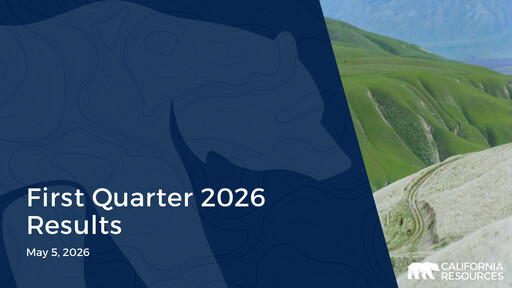 Vorschaubild California Resources Corporation
 Quartalsbericht 2026-q1
