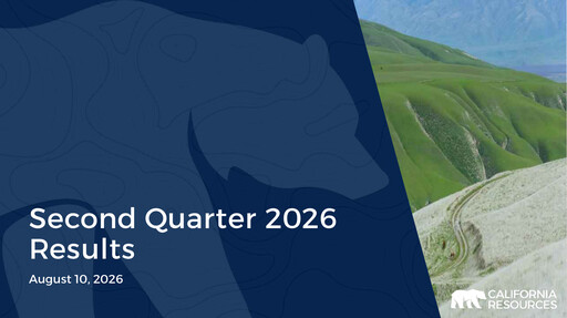 Vorschaubild California Resources Corporation
 Quartalsbericht 2026-q2