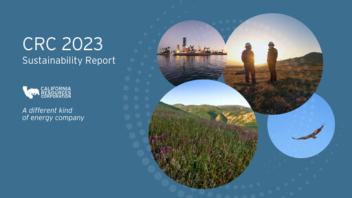 Vorschaubild California Resources Corporation
 Nachhaltigkeitsbericht 2023