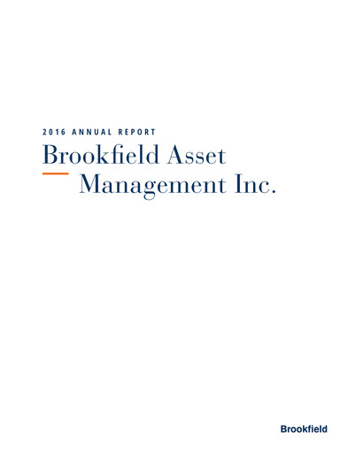 Vorschaubild Brookfield Infrastructure Partners
 Jahresbericht 2016