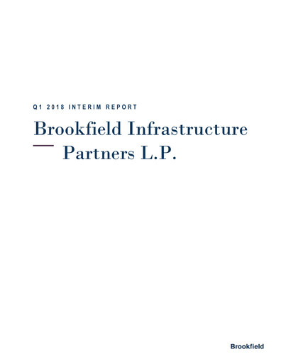 Vorschaubild Brookfield Infrastructure Partners
 Quartalsbericht 2018-q1