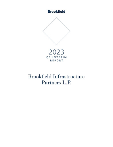 Vorschaubild Brookfield Infrastructure Partners
 Quartalsbericht 2023-q3