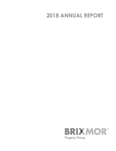 Vorschaubild Brixmor Property Group
 Jahresbericht 2018