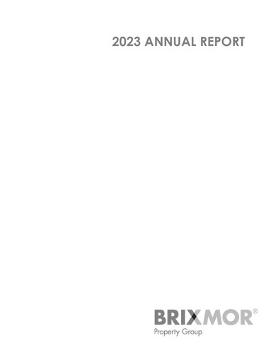 Vorschaubild Brixmor Property Group
 Jahresbericht 2023
